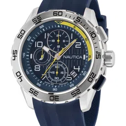Nautica Men Printed Dial & Straps Analogue Watch NAPNSS301-15