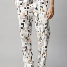 URBAN SCOTTISH Men Printed Lounge Pants-image-109