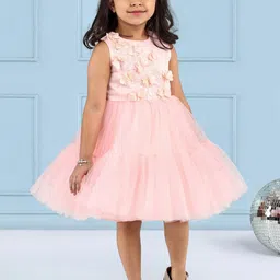 Mark and Mia Girls Peplum Sleeveless Dress-image-40