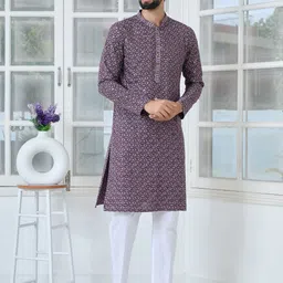See Designs Men Thread Work Kurta-picture-53