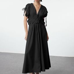 Trendyol Women Flutter Sleeve Maxi Dress-picture-9