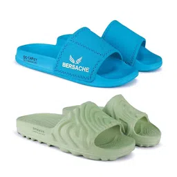 BERSACHE Men Rubber Sliders-image-28