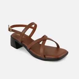 The Roadster Lifestyle Co Women Square Toe Block Heels-29