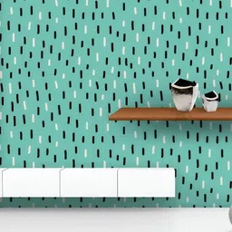 ArtzFolio Printed UV-Resistant Anti-Bacterial Stripes PatternPeel & Stick Wallpaper-image-56