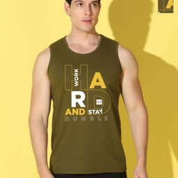 WOOSTRO Men Pack of 2 Cotton Typography Printed Sleeveless Slim Fit T-shirt-image-59