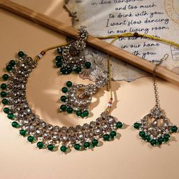 zarmar fashion Women GreenJewellery Set-image-68
