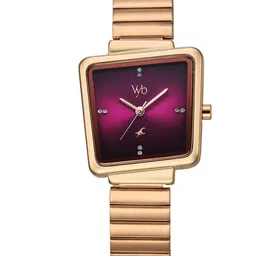 Fastrack Women Stainless Steel Bracelet Style Straps Analogue Running Watch FV60098WM01W-picture-47