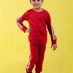 CHANDRIKA Boys Maroon Clothing Set-image-50