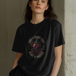 GRACE & JACK Graphic Printed Round Neck Short Sleeves Regular Fit T-Shirt-image-63