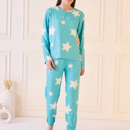 Sweet Dreams Women Geometric Printed Night suit-picture-33