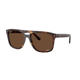 Ray-Ban Unisex Square Sunglasses with Polarised and UV Protected Lens-4