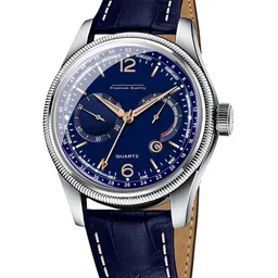 DOUBLERUN Men Dial & Leather Straps Analogue Multi Function Watch H05N8023 image 4