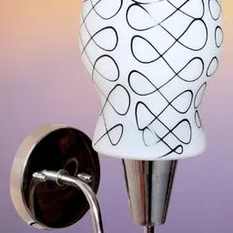 SWIATLO Silver-Toned Metal Wall Lamps-picture-42