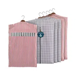 Aura Grey Set of 6 Regular Multi-Utility Organisers-16