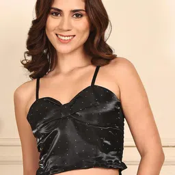 PrettyCat Women Black Bra-23