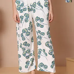 TAG 7 Pack Of 2 Printed Cotton Mid-Rise Lounge Pants-image-78
