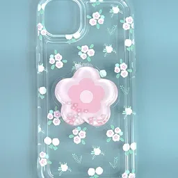 PEEPERLY Floral Printed iPhone 14 Cute Korean Floral Gripper Back Case-34