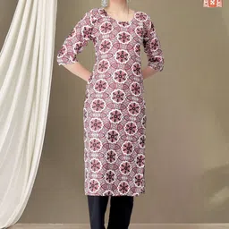 Moda Rapido Women Ethnic Motifs Printed Regular Kurta with Trousers-image-22