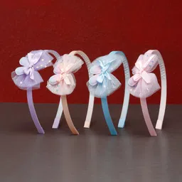 Stoln Girls Set of 4 Lace Hairband-12