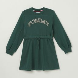 Tommy Hilfiger Girl Round Neck Fit & Flare Dress-picture-10
