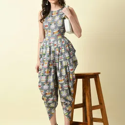 FLYING FEST Printed Basic Jumpsuit-picture-22