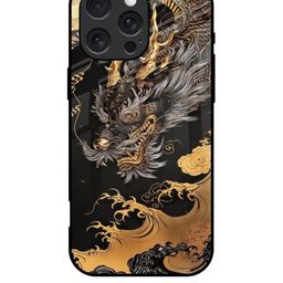 QRIOH Quirky Printed iPhone 16 Pro Max Back Case Mobile Accessories-image-49