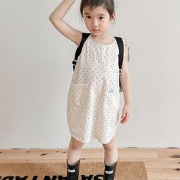 LULU & SKY Girls Polka Dots Cotton Shift Dress-image-40