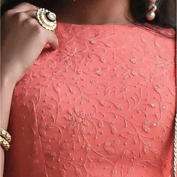 DIVASTRI Embroidered Sequinned Semi-Stitched Lehenga & Unstitched Blouse With Dupatta image 4