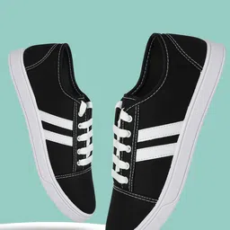 Spotwalk Men Striped Sneakers-image-87