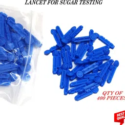 CRETO [Round Blood Lancet, 400 Pieces 30 Gauge] Glucometer Lancets-26