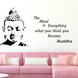 wallstick 115 cm Buddha Quotes Removable Sticker-picture-0