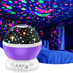 Star Master Rotating 360 Degree Moon Night Light Lamp Projector with Colors Night Lamp-6