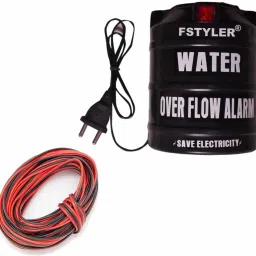 InfraHive Water Tank Overflow Alarm with High Quality Voice Sound Overflow & 15mtr Connecting Wire(Made in India)-(Pack of 1) Wired Sensor Security System-24