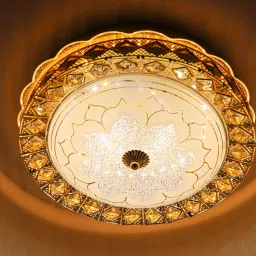 Crystal Light Modern Lighting With Bluetooth System For Living Dinning Room Chandelier Ceiling Lamp-0