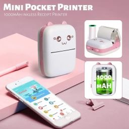ASTOUND Note/Photo Printing Inkless Bluetooth Pocket Printer Thermal Receipt Printer-image-82