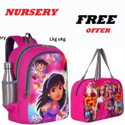 Dora 15x11 inch Pre-School For Nursery (LKG/UKG)Girls/Boys kids school Bag Waterproof School Bag-image-72