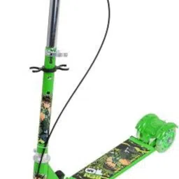 New Scooter 3 Wheeler Foldable Kick Skating Cycle with LED Light, Brake & Bell 15 inch x 5 inch Skateboard-picture-11