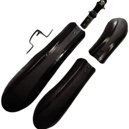 xezon Cycle Durable Fat Bike Tyre Front Rear Set Mudguard Easy Install Styles Look Full Length Front & Rear Fender image 4