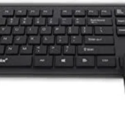 fronix Wireless Keyboard and Mouse Combo Slim, Flat & Quiet Ergonomic Full Size 104 Keys Keyboard & Small Portable 1000 Dpi Mouse for Windows PC Combo Set image 2