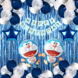 doremon theme birthday party combo set-image-75