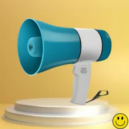 Handheld Megaphone with Siren, Microphone & Rechargeable for Outdoor EventsB422 Megaphone Portable Megaphone Siren Loudspeaker Function &Long Battery BackupW422 Outdoor PA System-20