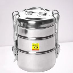 Lunch Box Stainless Steel_TIFFIN_194 3 Containers Lunch Box-image-17