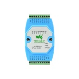 Waveshare Industrial-grade Isolated 8-ch RS485 Hub, Rail-mount Support, Wide Baud Rate Range image 3