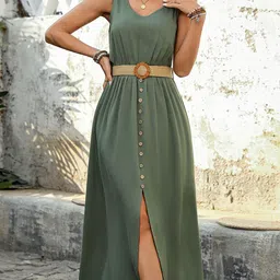 StyleCast x Revolte A-Line Midi Dress-image-33