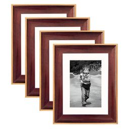 Art Street Brown & Gold-Toned 2 to 4 Pieces Wood Wall Photo Frames-15