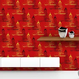 ArtzFolio Printed UV-Resistant Anti-Bacterial Relaxation And Recreation With Feng Shui Motives Peel & Stick Wallpaper-image-39