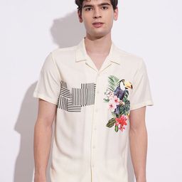 Being Human Men Classic Opaque Printed Casual Shirt-picture-37