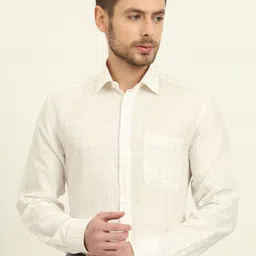 JADE BLUE Men Opaque Checked Formal Shirt-image-38