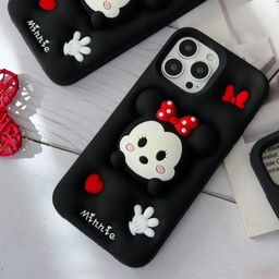 CASE CREATION iPhone 15 Minnie 3D Cartoon Back Case-picture-44