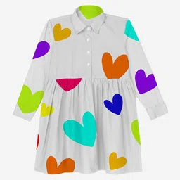 Anaario Print Organic Cotton A-Line Dress-picture-49